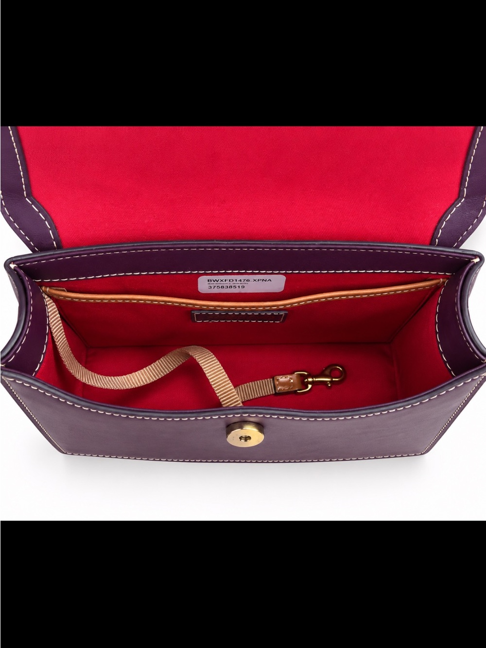 Dooney & Bourke Wexford East/West Leather Crossbody Bag NWT - Picture 6 of 10